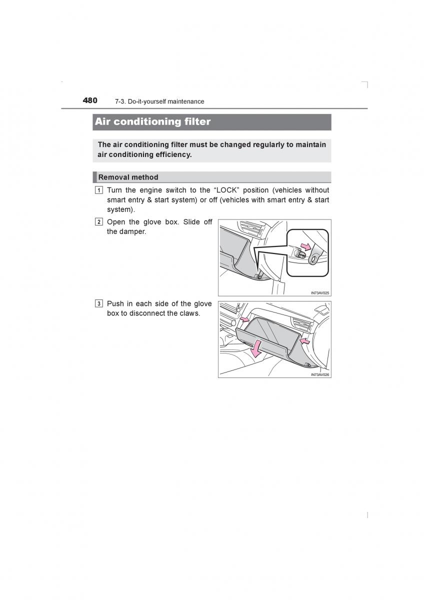 Toyota Avensis IV 4 owners manual / page 480