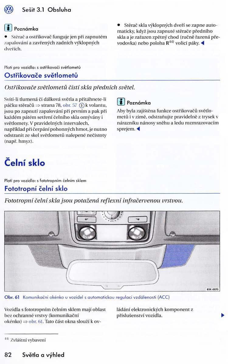 VW Golf VI 6 Variant navod k obsludze / page 84