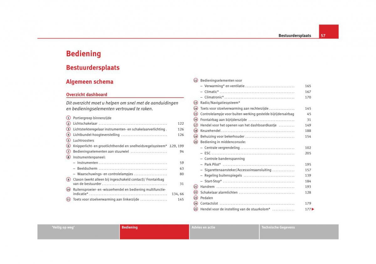 Seat Altea instruktieboek / page 59