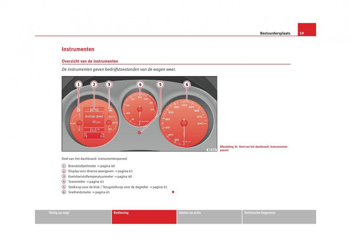 Seat Altea instruktieboek / page 61