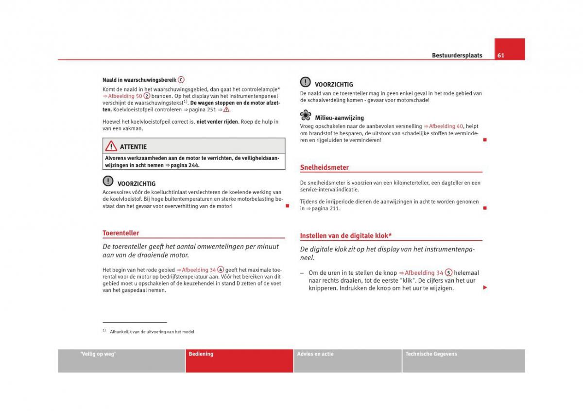 Seat Altea instruktieboek / page 63