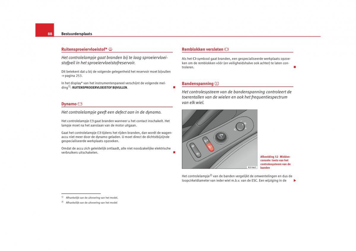 Seat Altea instruktieboek / page 90