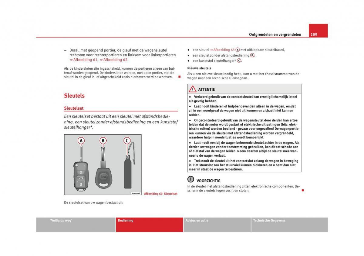 Seat Altea instruktieboek / page 111