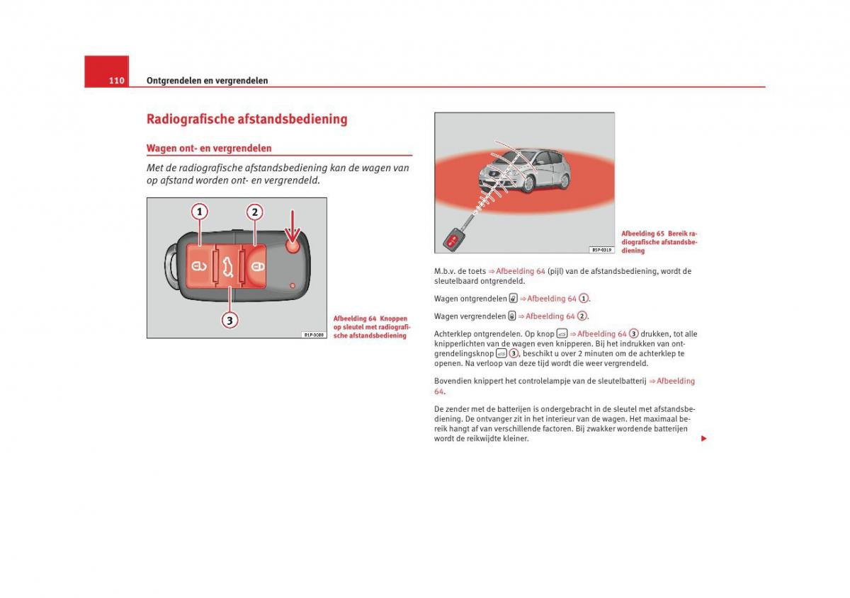 Seat Altea instruktieboek / page 112