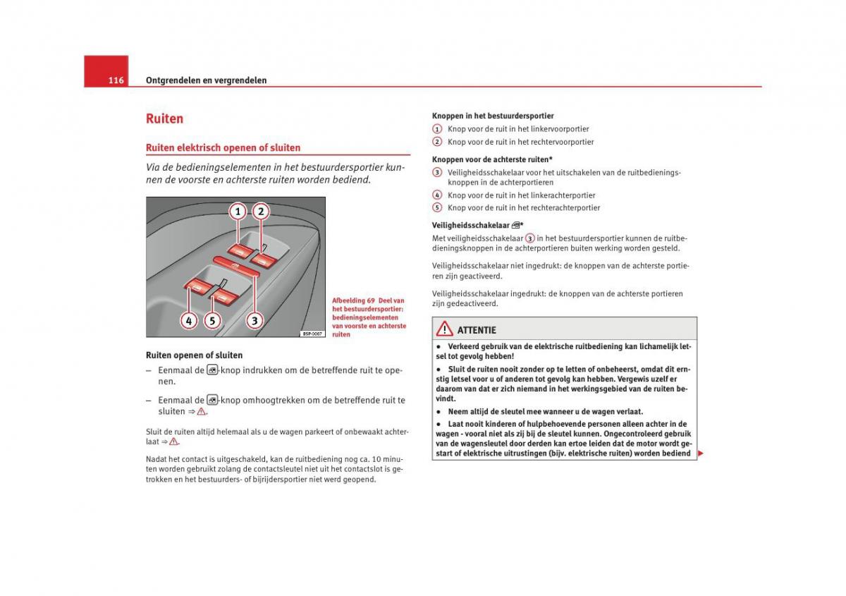 Seat Altea instruktieboek / page 118