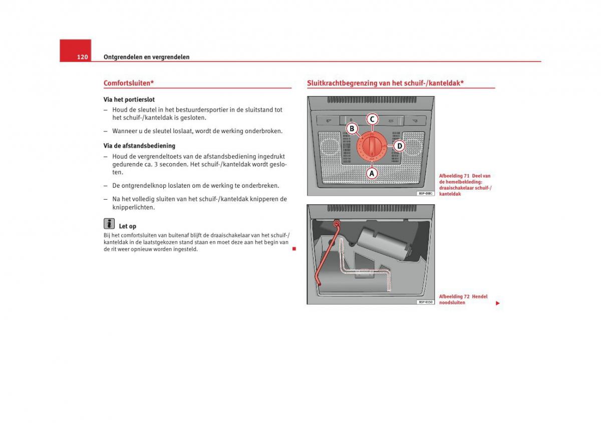 Seat Altea instruktieboek / page 122