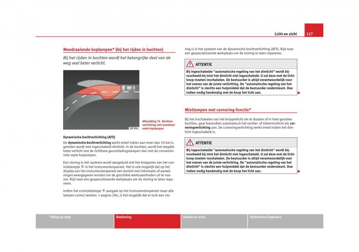 Seat Altea instruktieboek / page 129