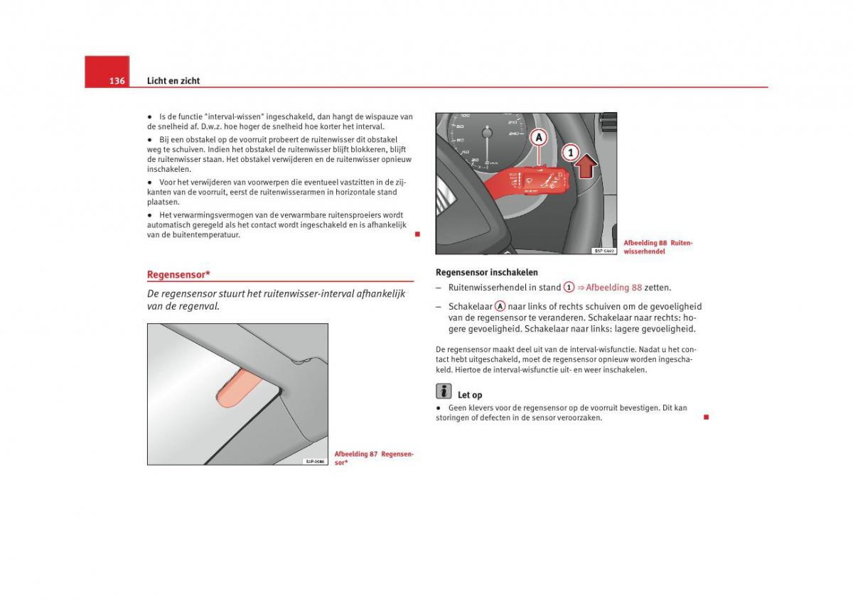 Seat Altea instruktieboek / page 138