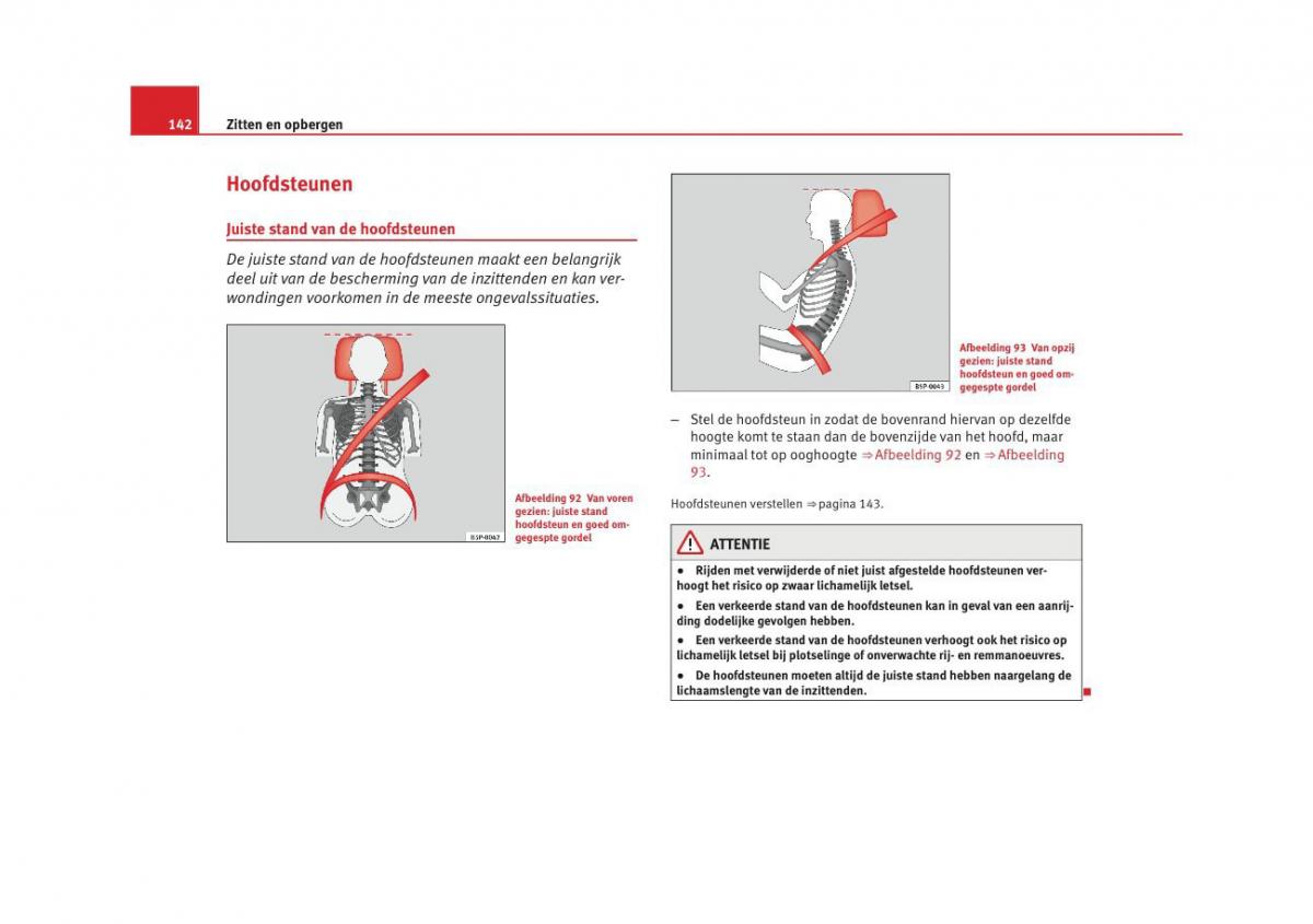 Seat Altea instruktieboek / page 144