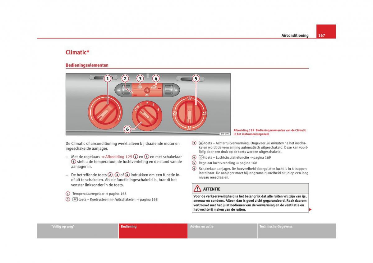 Seat Altea instruktieboek / page 169