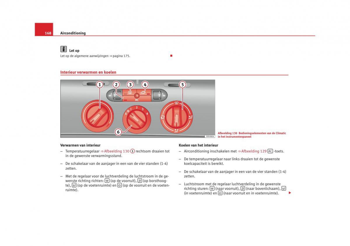 Seat Altea instruktieboek / page 170