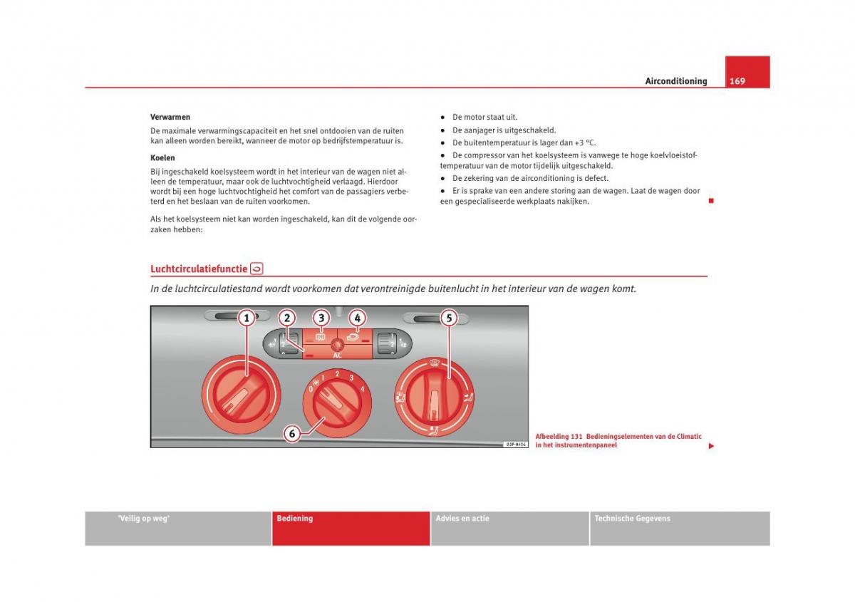 Seat Altea instruktieboek / page 171