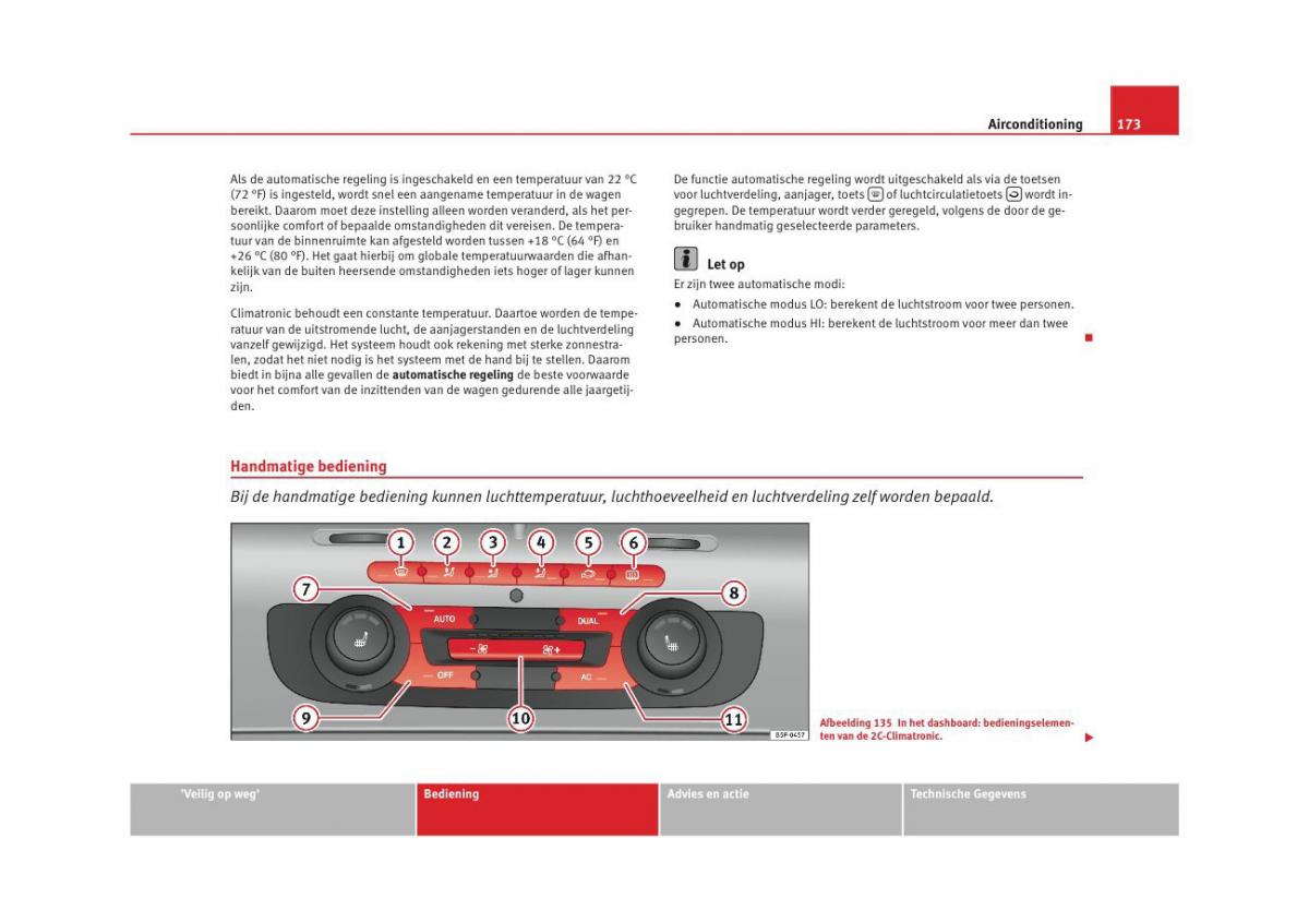 Seat Altea instruktieboek / page 175