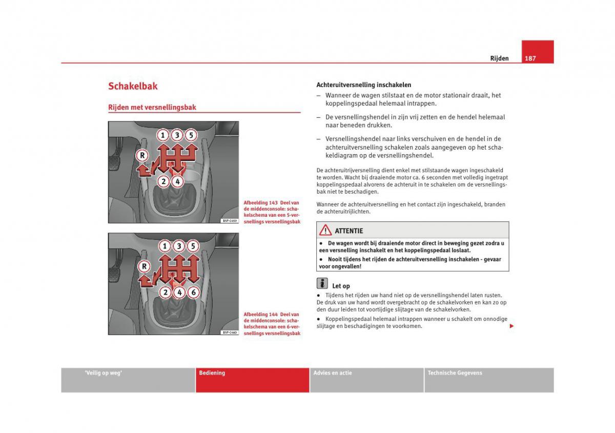 Seat Altea instruktieboek / page 189