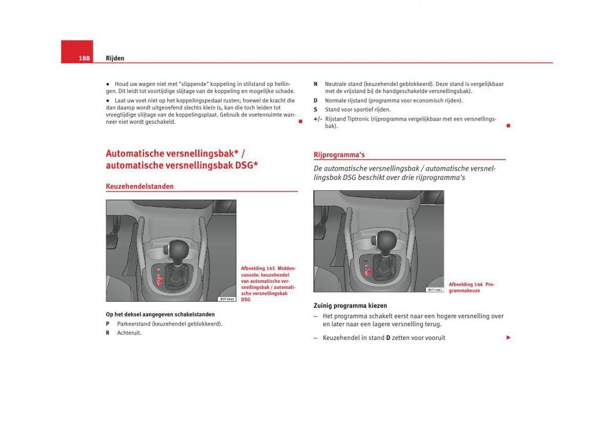 Seat Altea instruktieboek / page 190