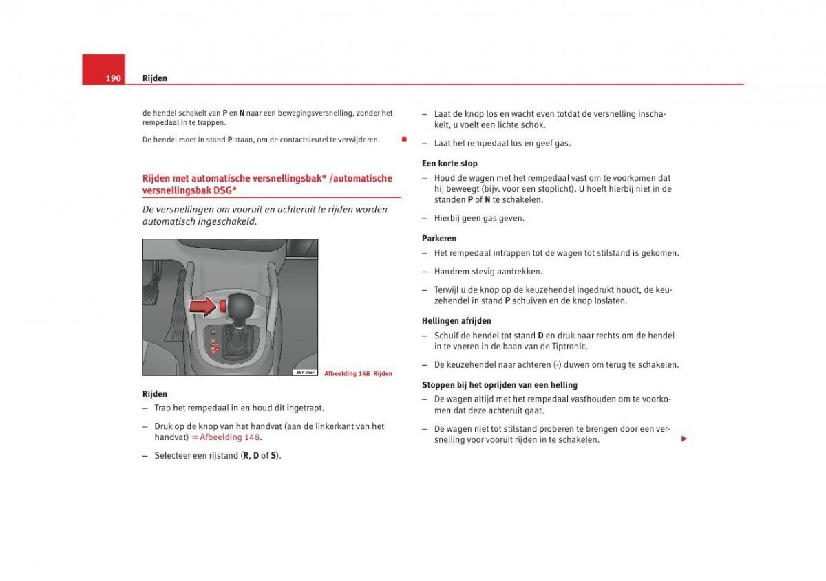 Seat Altea instruktieboek / page 192