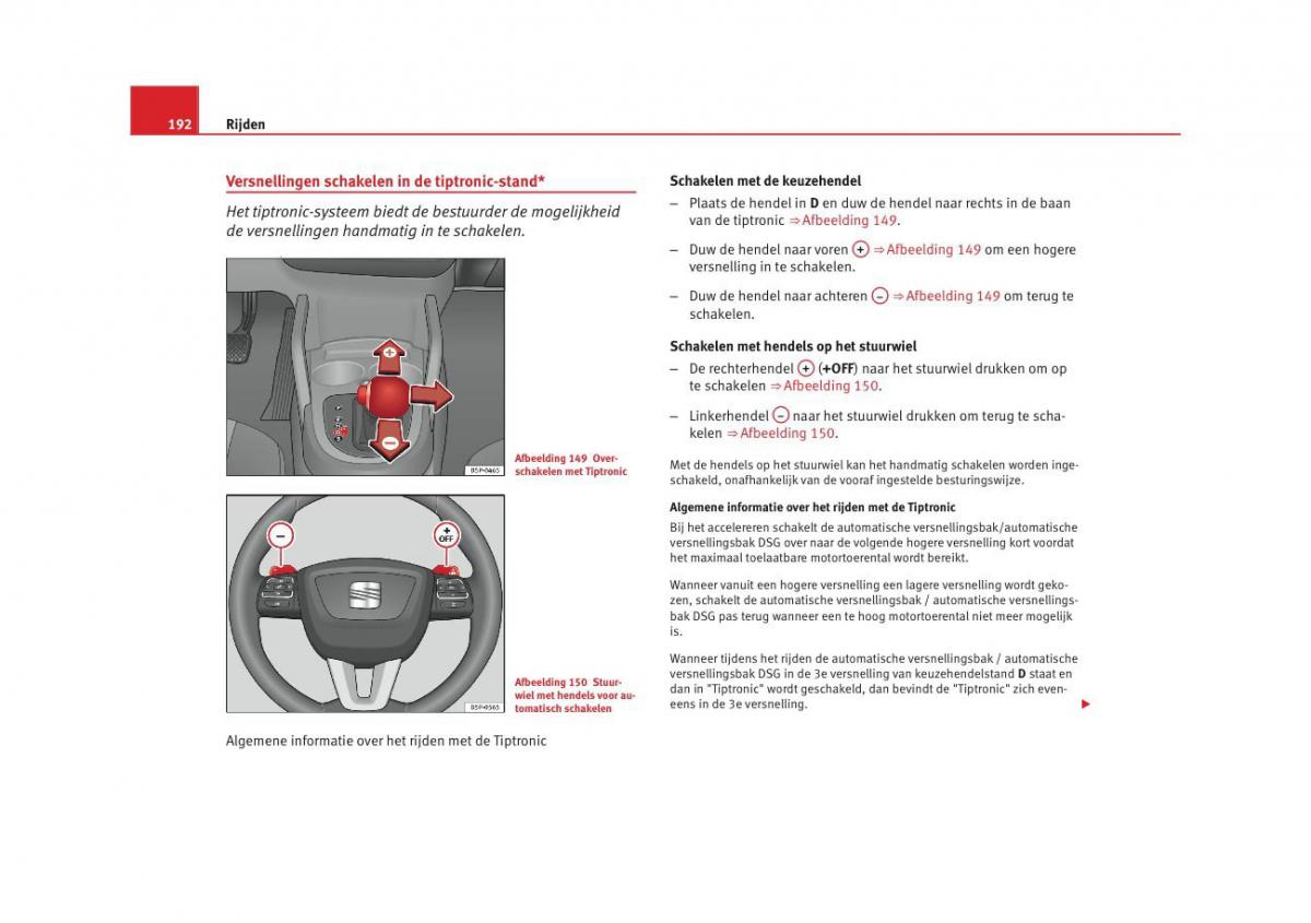 Seat Altea instruktieboek / page 194