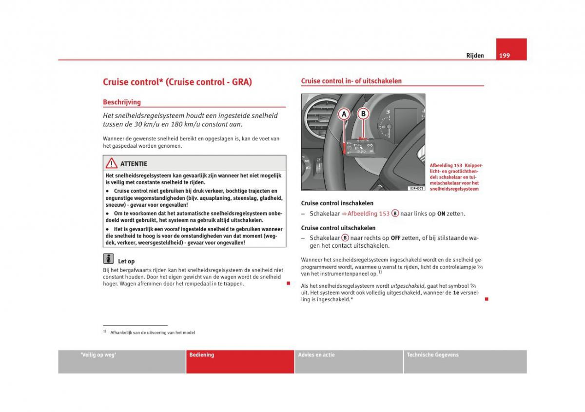 Seat Altea instruktieboek / page 201