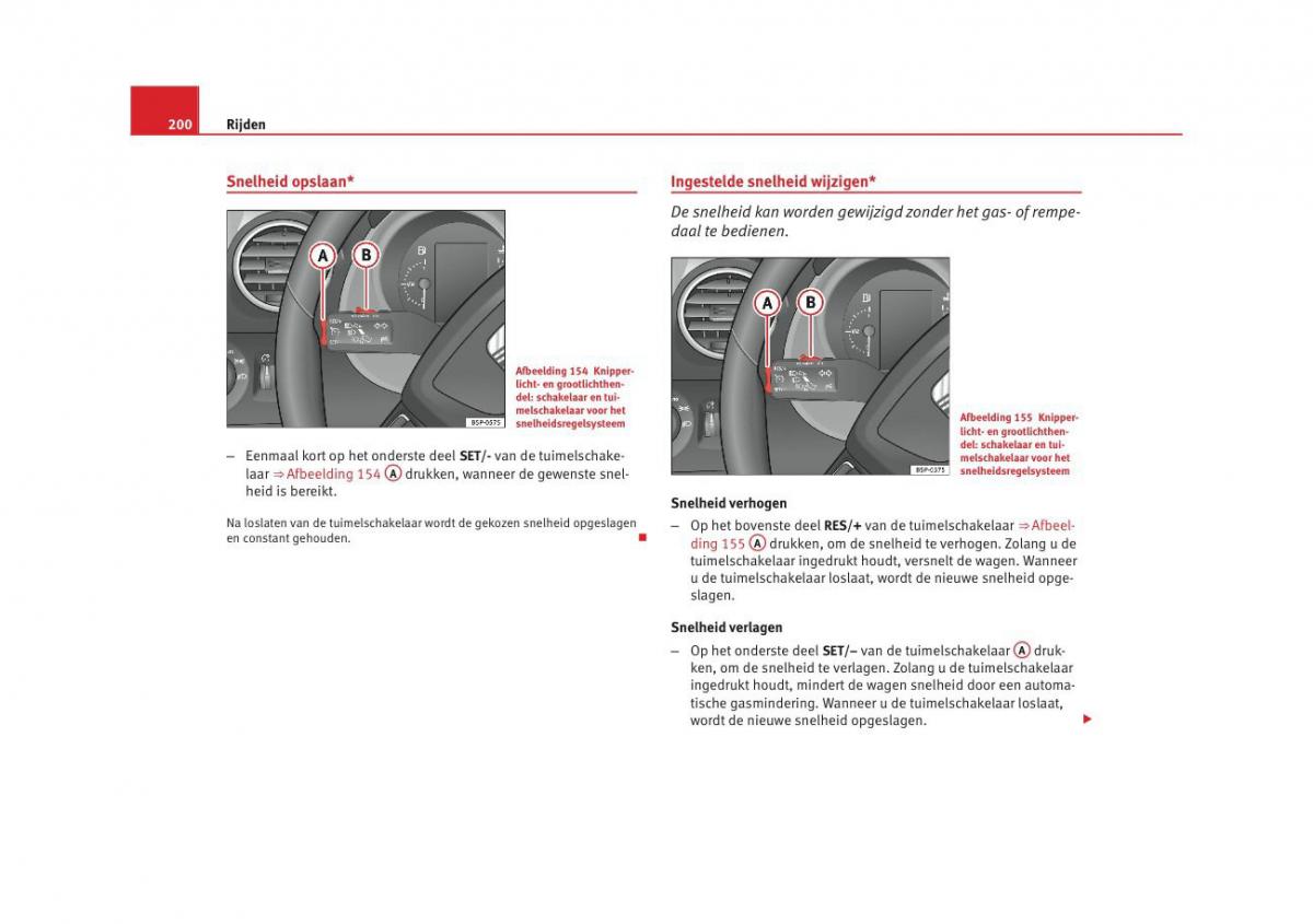 Seat Altea instruktieboek / page 202