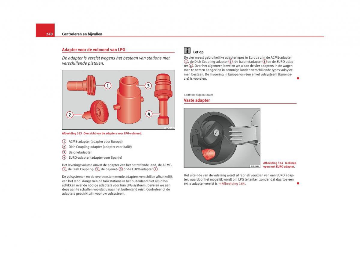 Seat Altea instruktieboek / page 242