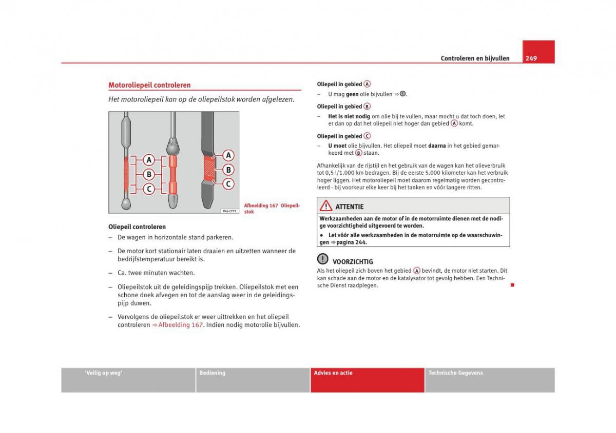 Seat Altea instruktieboek / page 251