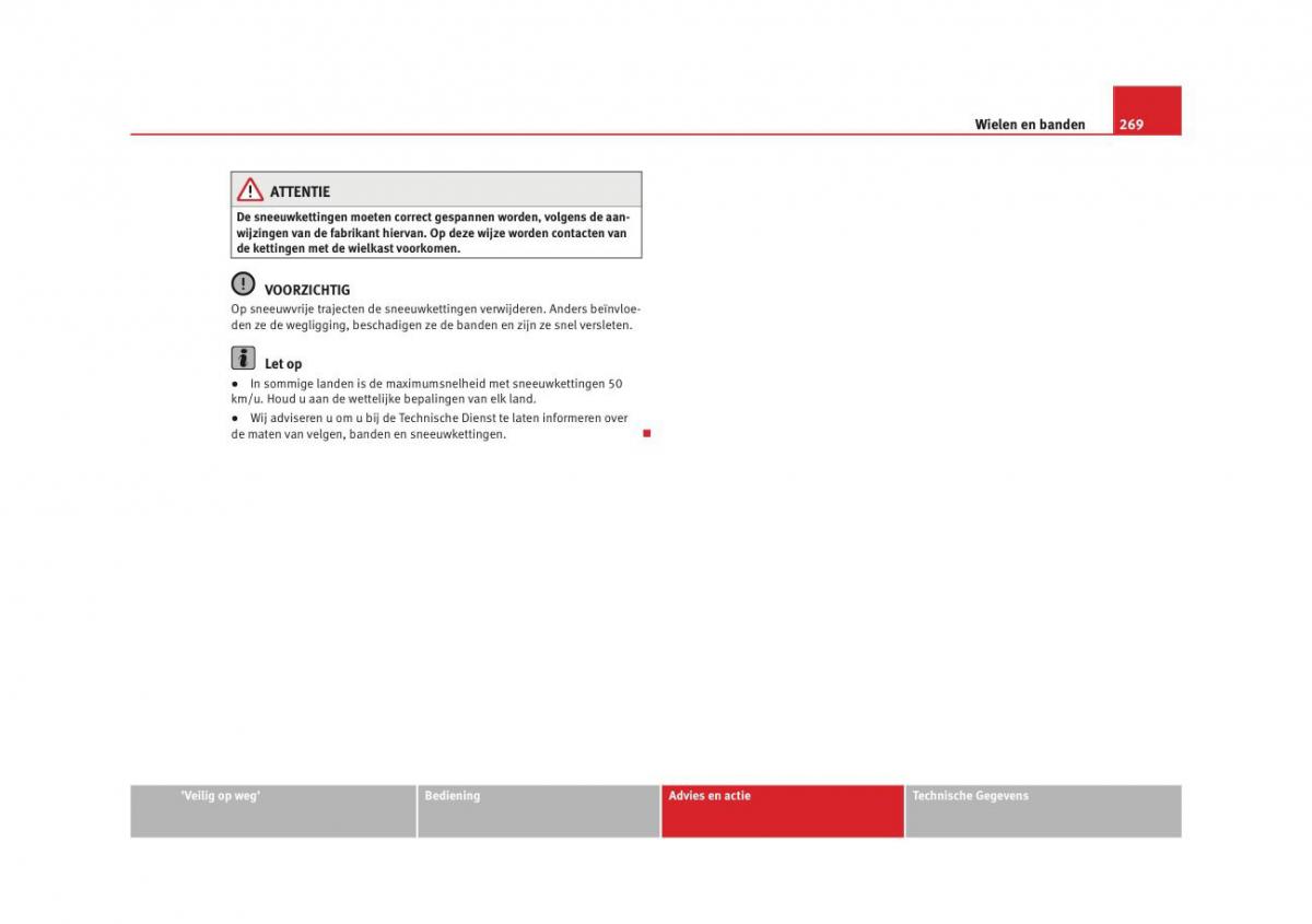 Seat Altea instruktieboek / page 271