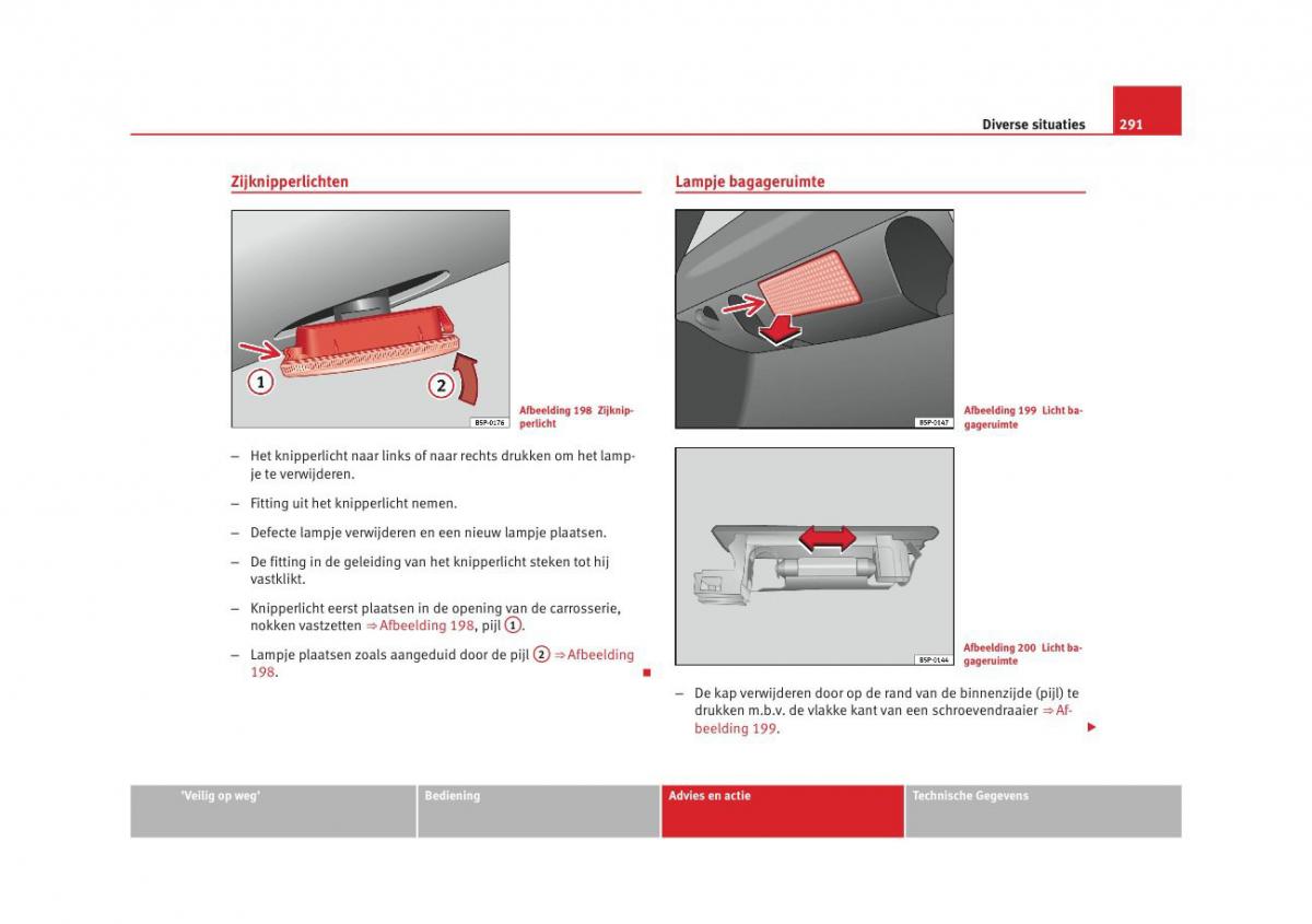 Seat Altea instruktieboek / page 293