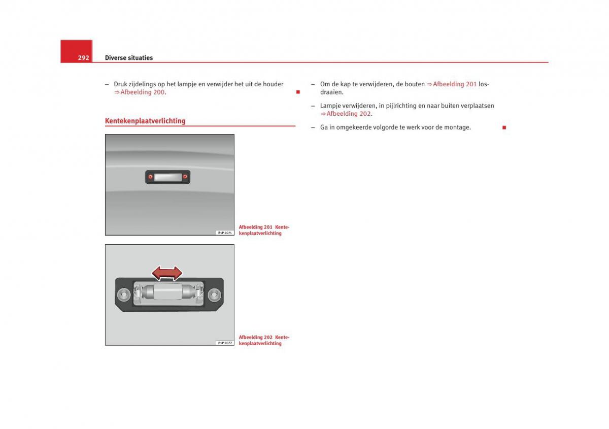 Seat Altea instruktieboek / page 294