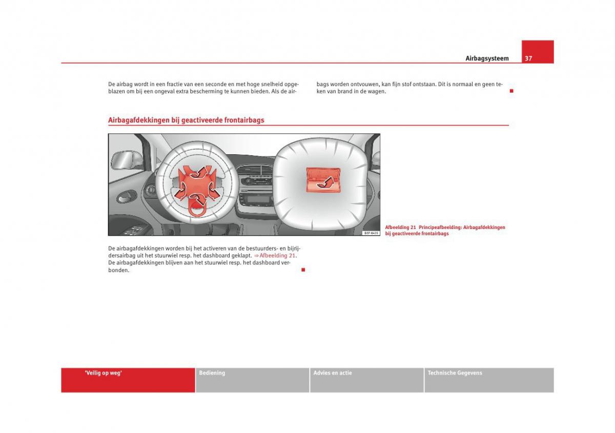 Seat Altea instruktieboek / page 39