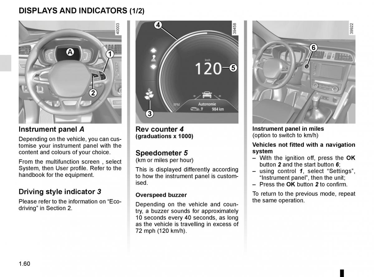 Renault Kadjar owners manual / page 66