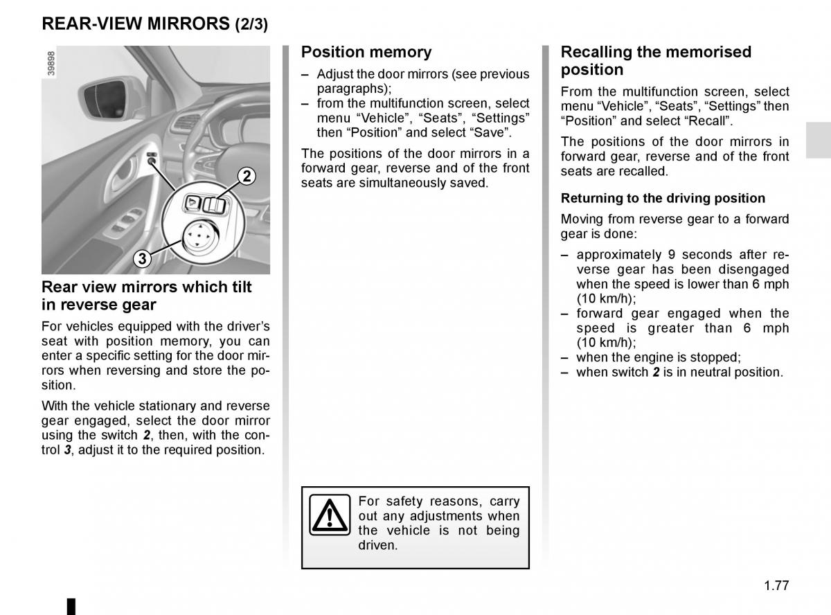 Renault Kadjar owners manual / page 83