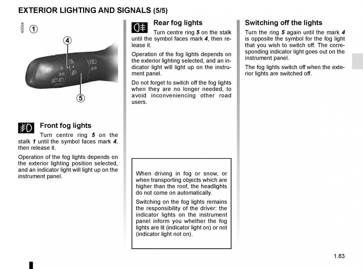 Renault Kadjar owners manual / page 89