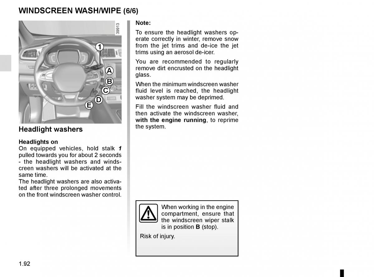 Renault Kadjar owners manual / page 98