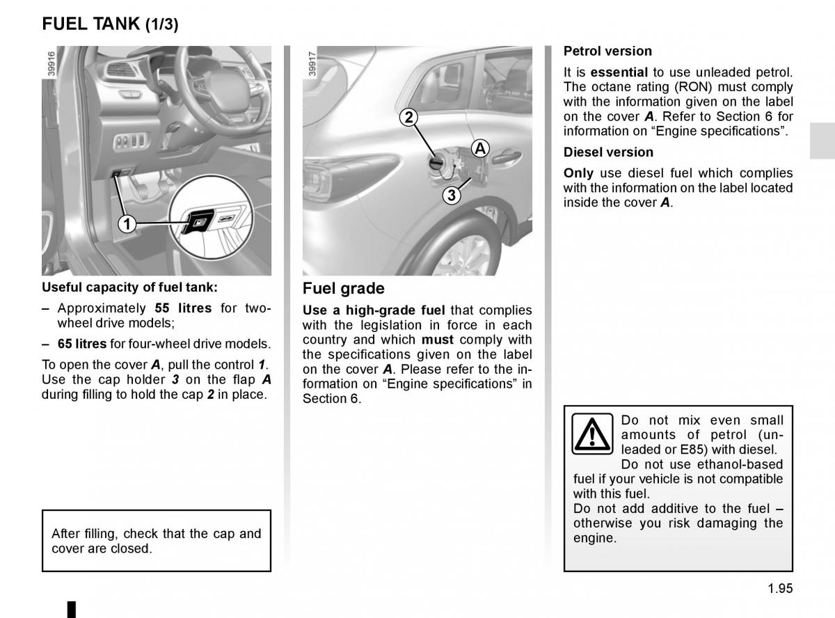 Renault Kadjar owners manual / page 101