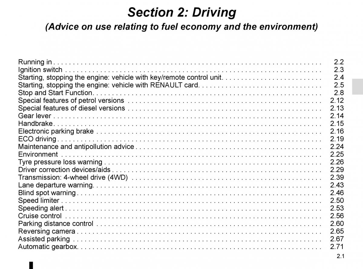 Renault Kadjar owners manual / page 105