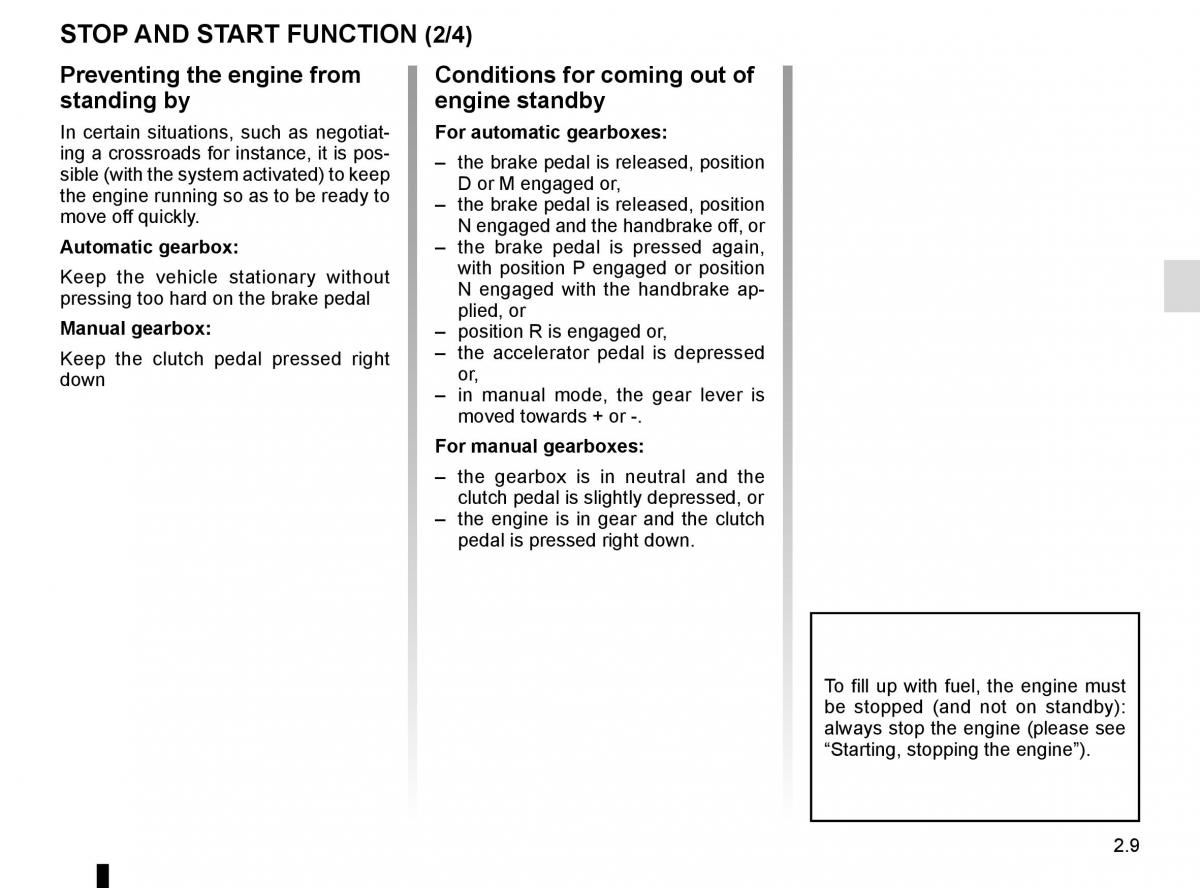 Renault Kadjar owners manual / page 113