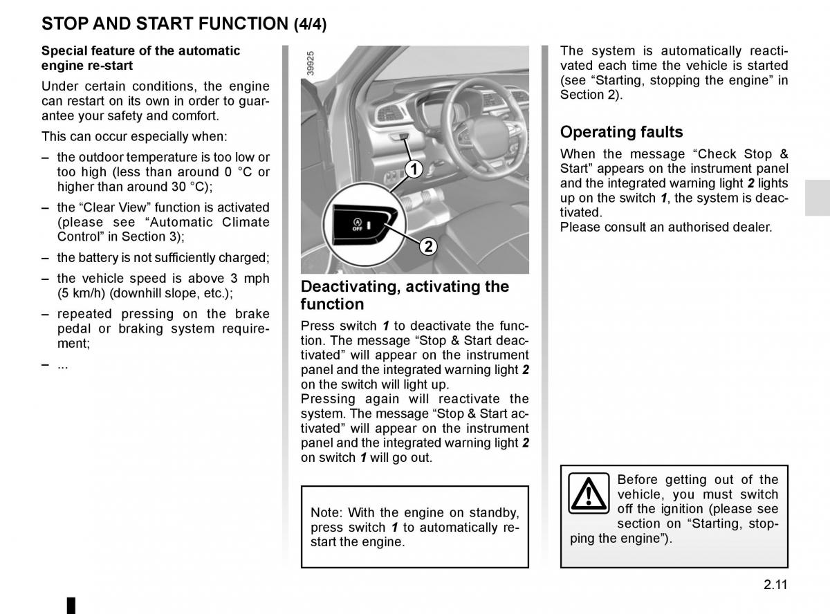 Renault Kadjar owners manual / page 115