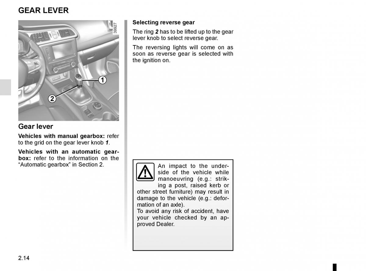 Renault Kadjar owners manual / page 118