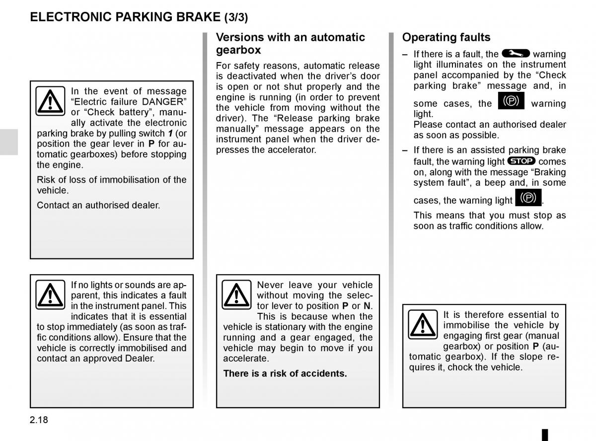 Renault Kadjar owners manual / page 122