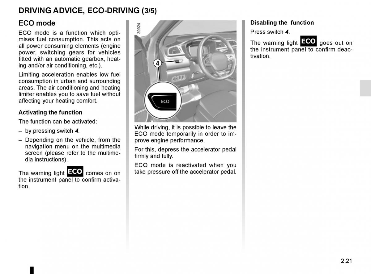 Renault Kadjar owners manual / page 125