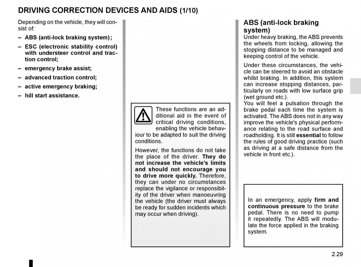 Renault Kadjar owners manual / page 133