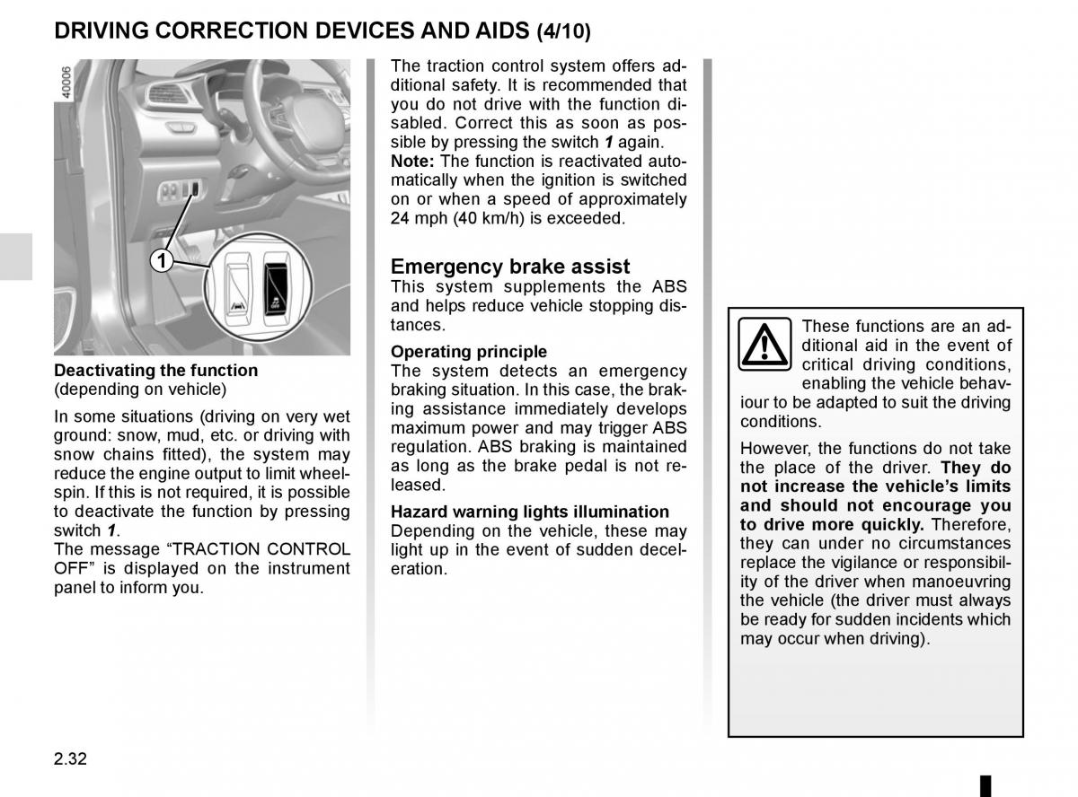 Renault Kadjar owners manual / page 136