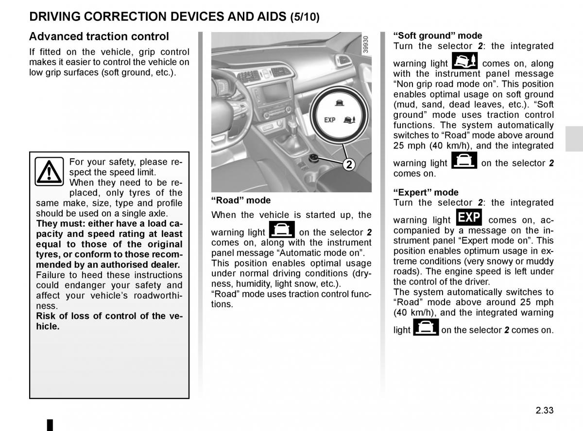 Renault Kadjar owners manual / page 137