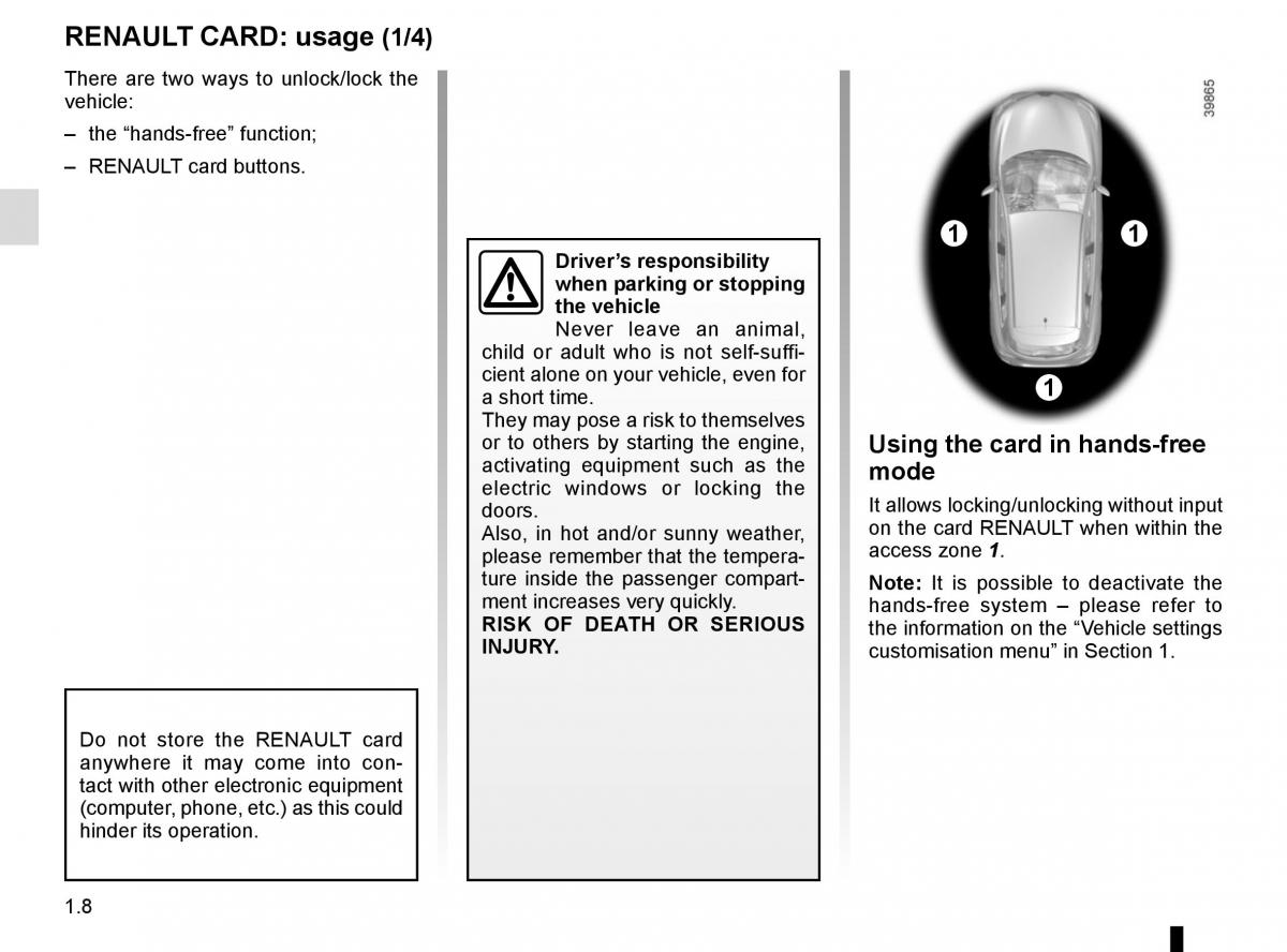 Renault Kadjar owners manual / page 14