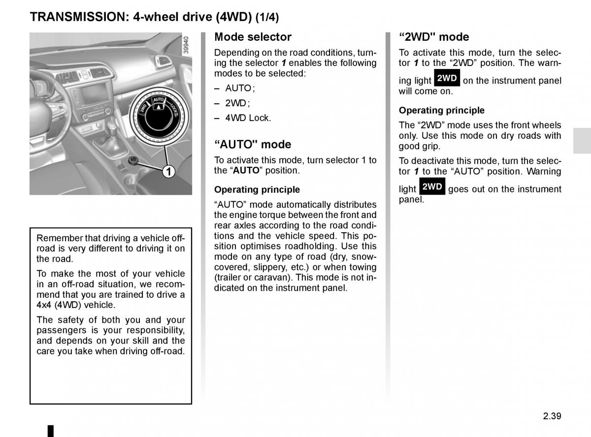 Renault Kadjar owners manual / page 143