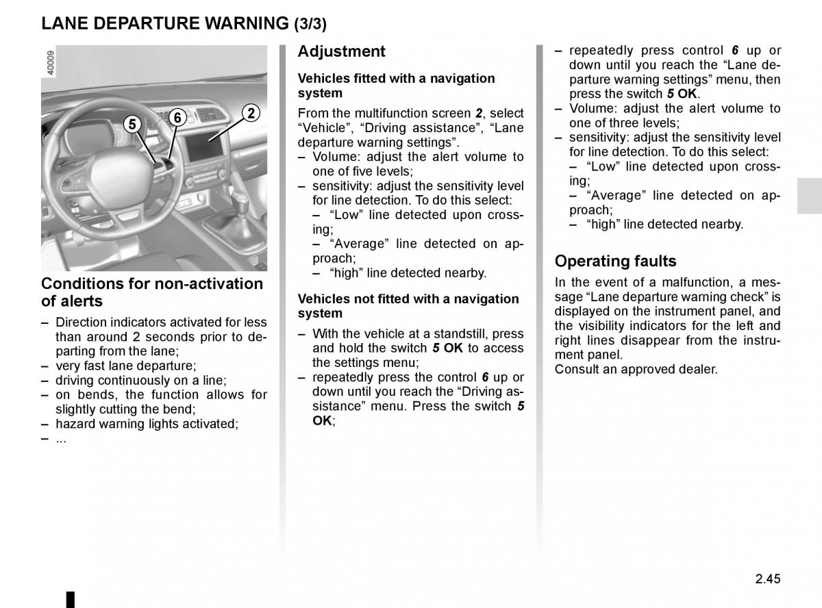 Renault Kadjar owners manual / page 149