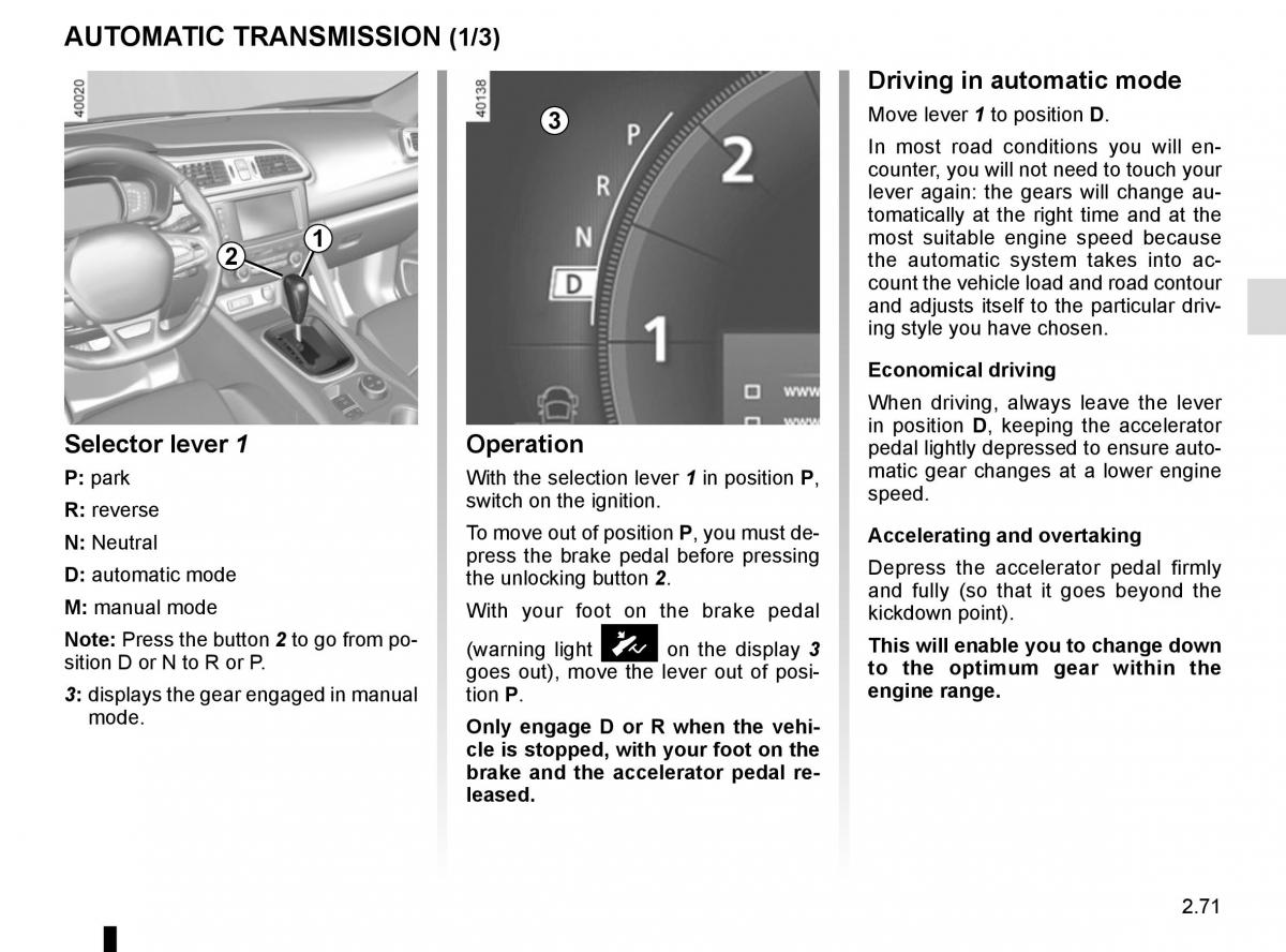 Renault Kadjar owners manual / page 175