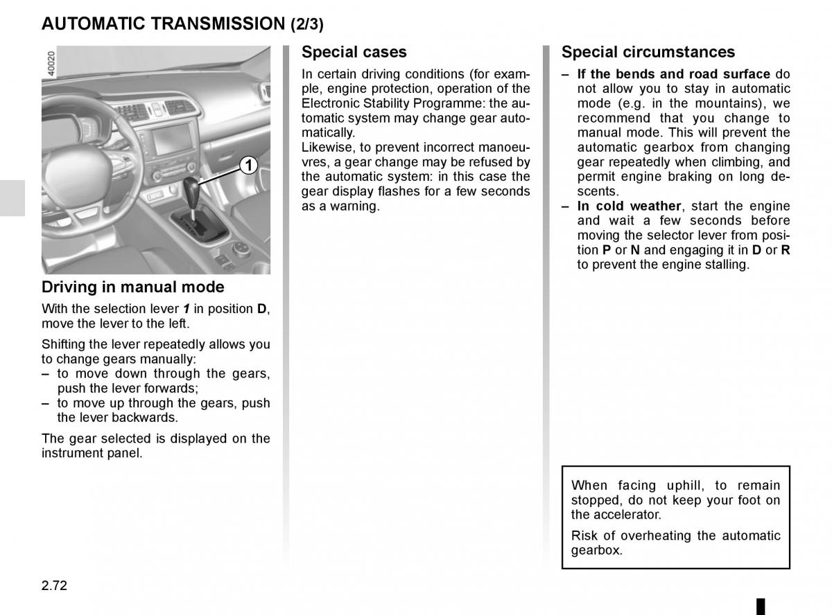 Renault Kadjar owners manual / page 176