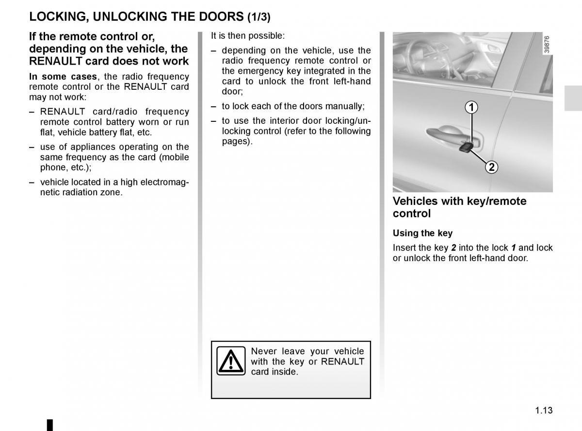 Renault Kadjar owners manual / page 19