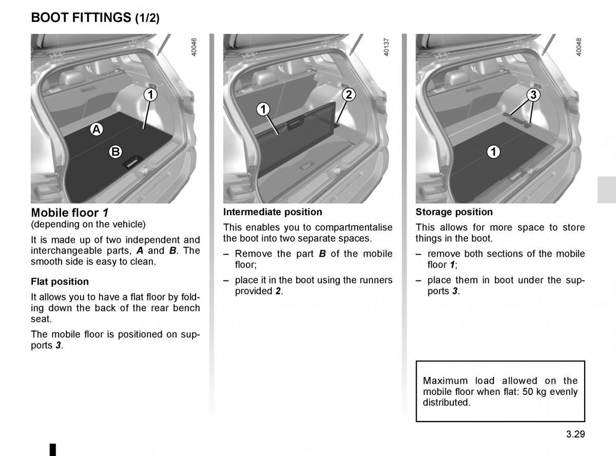 Renault Kadjar owners manual / page 207